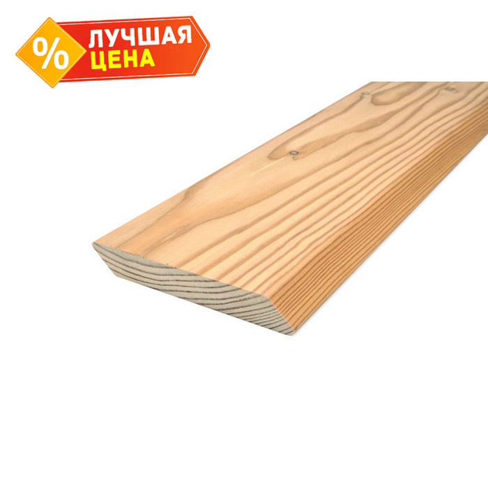 Планкен скошенный 21x120x4000 мм ВС